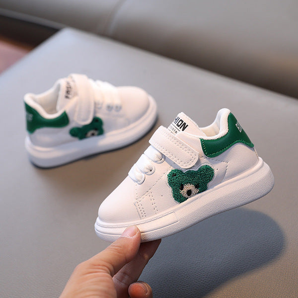 1-5 Years Non-Slip Baby Sneakers Shoes with Comfort Grip-Green