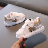 1-5 Years Non-Slip Baby Sneakers Shoes with Comfort Grip-Brown
