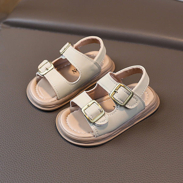 6 Months to 3 Years Men's Baby Sandals Summer Non-slip Toddler Explosions-Off-White