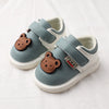 0M-18Months Boys & Girls Soft Bottom Shoes Lightweight Single-Layer-Cyan (Blue)