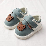 0M-18Months Boys & Girls Soft Bottom Shoes Lightweight Single-Layer-Cyan (Blue)