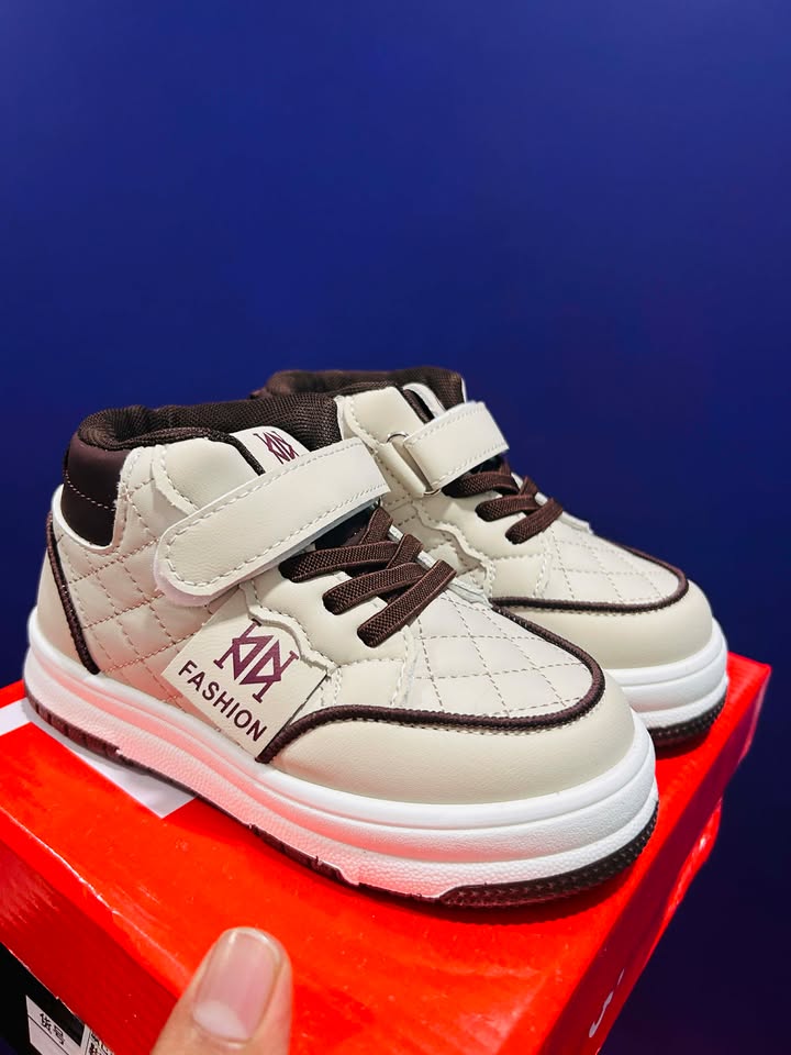 1-7 Years Boy & Girls Casual Sneakers New Shoes Soft-Soled Baby Shoes-Khaki