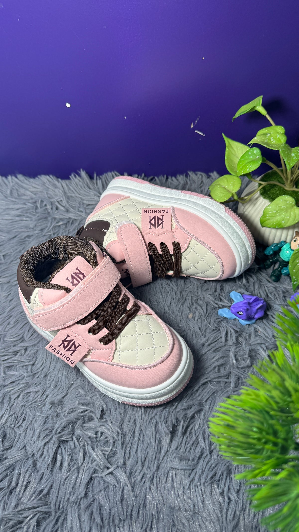 1-7 Years Boy & Girls Casual Sneakers New Shoes Soft-Soled Baby Shoes-Pink