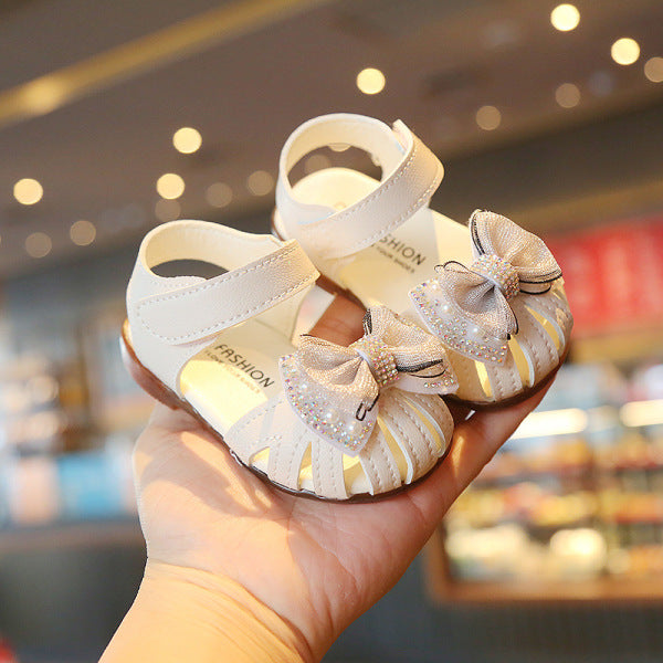 6M-3yr Summer Friendly girls baby Shoes-Off-White