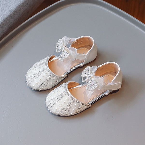 2-6yr Girls Princess Summer New Cute Baby Shoes-Silver