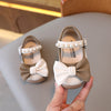6-36 Months Children's western style peas leather shoes-Beige
